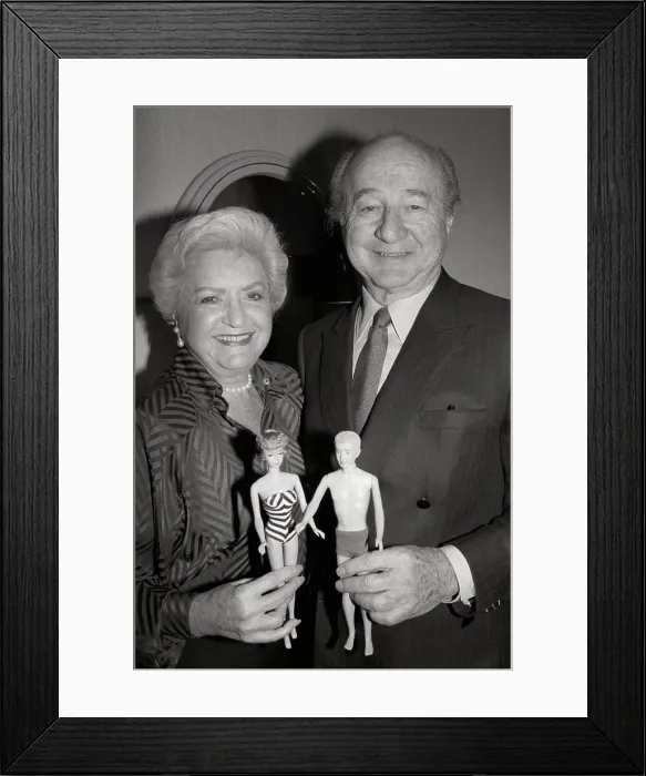 Framed Print : Couple With Barbie Dolls Framed Print : Couple With Barbie Dolls