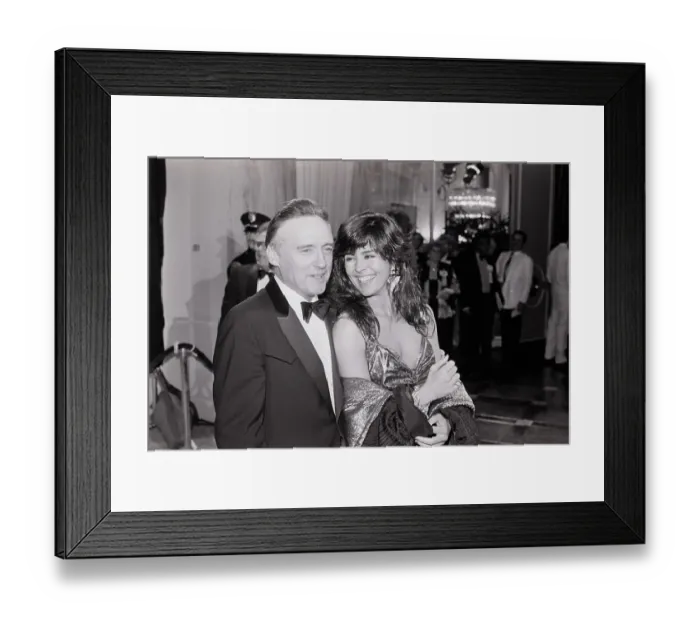 Framed Print : Dennis Hopper and Maria Conchita Alonzo Framed Print : Dennis Hopper and Maria Conchita Alonzo