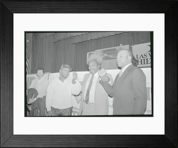 Framed Print : Don King, Mike Tyson, and James Smith Framed Print : Don King, Mike Tyson, and James Smith