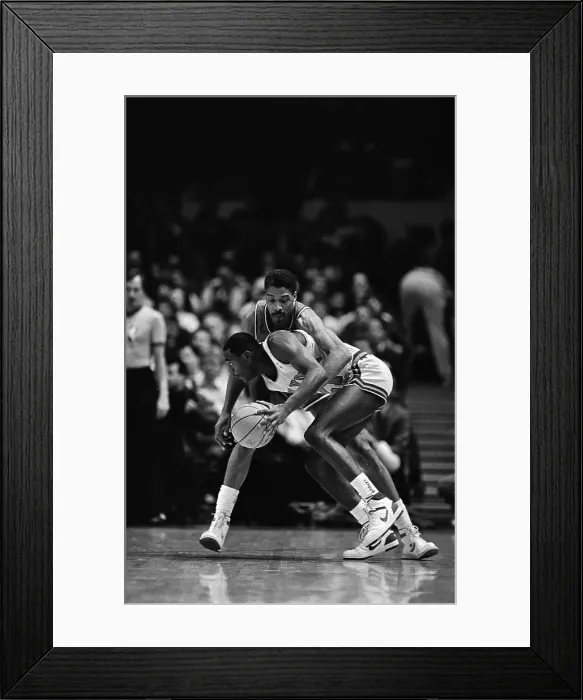 Framed Print : Julius Erving Trying to Steal Ball Framed Print : Julius Erving Trying to Steal Ball