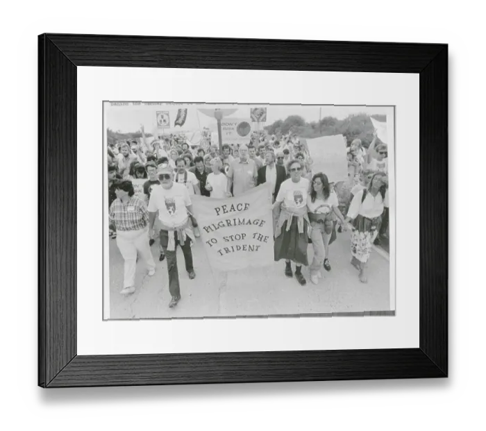 Framed Print : Benjamin Spock Leading Protest Framed Print : Benjamin Spock Leading Protest