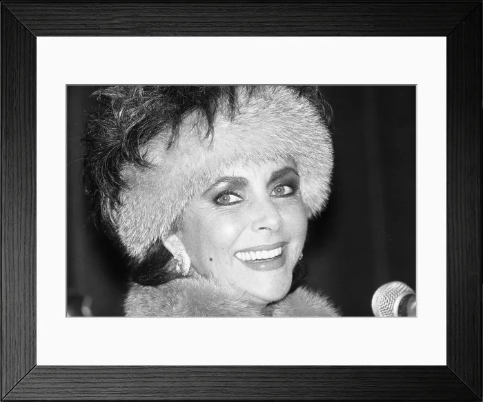 Framed Print : Elizabeth Taylor Smiling Framed Print : Elizabeth Taylor Smiling