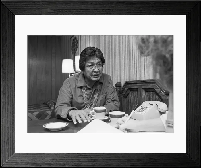 Framed Print : Navajo Tribal Chairman Peter MacDonald Framed Print : Navajo Tribal Chairman Peter MacDonald