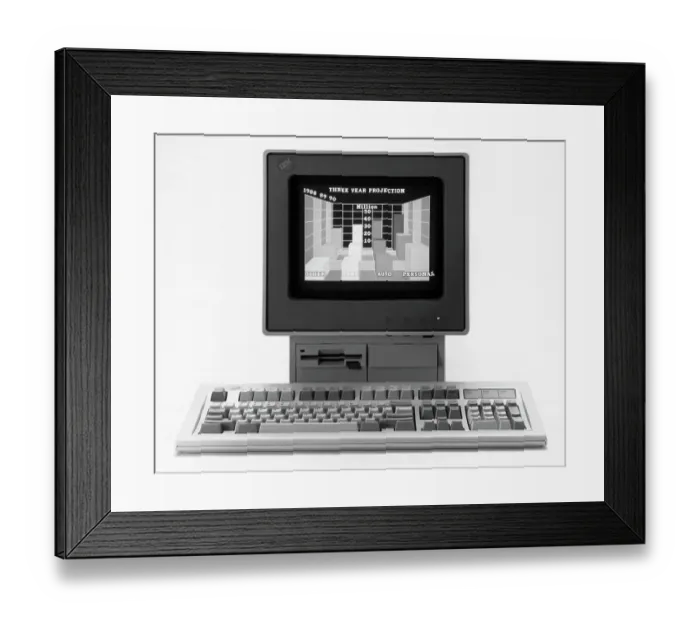 Framed Print : IBM Personal System 2 Computer Framed Print : IBM Personal System 2 Computer