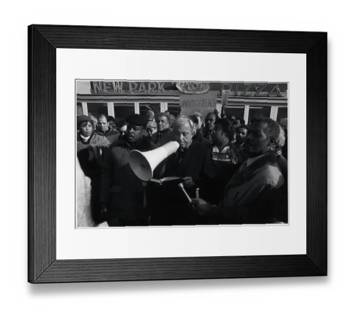 Framed Print : Protest in Howard Beach Framed Print : Protest in Howard Beach