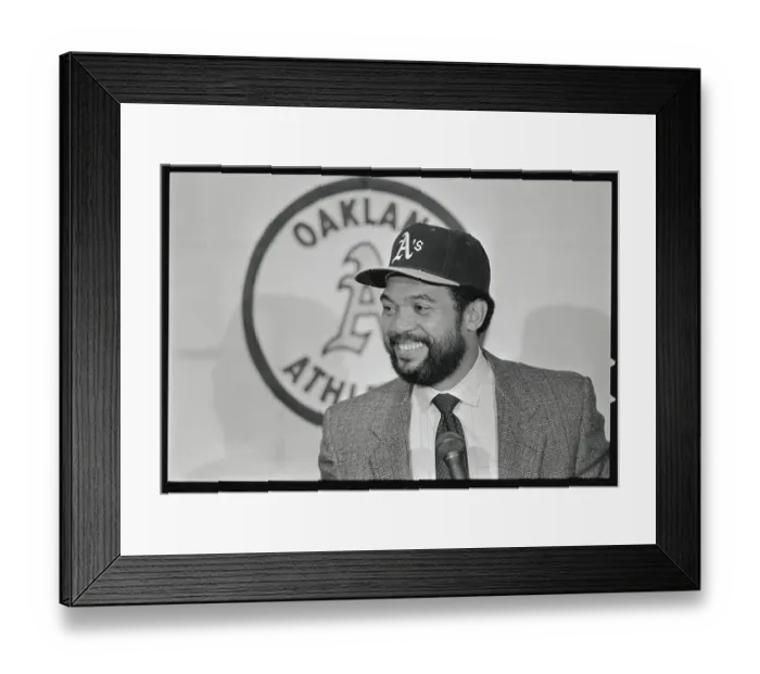 Framed Print : Portrait of Reggie Jackson Framed Print : Portrait of Reggie Jackson