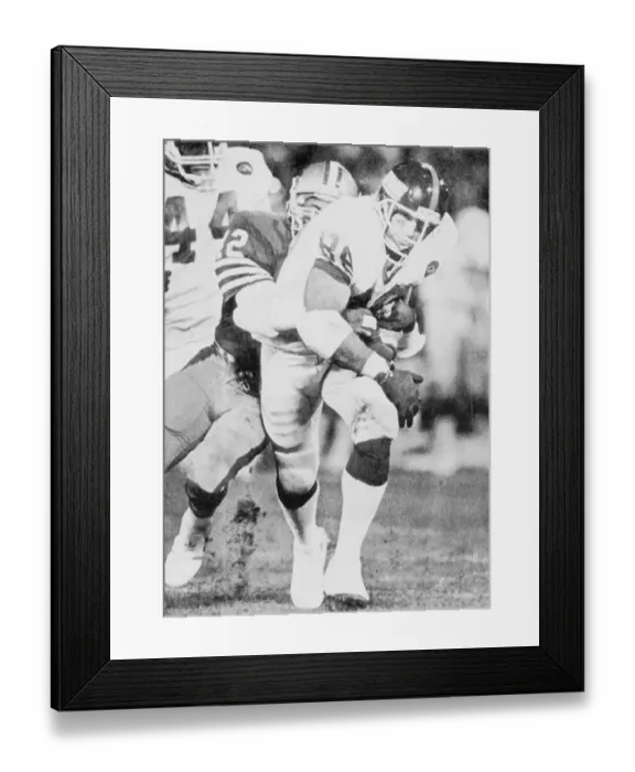 Framed Print : Bavaro Running a Play Framed Print : Bavaro Running a Play