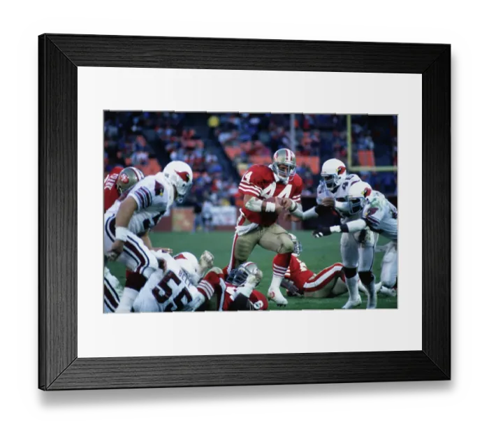 Framed Print : Tom Rathman in Football Action Framed Print : Tom Rathman in Football Action