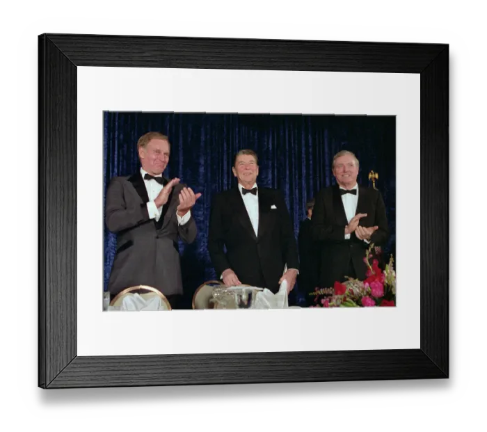 Framed Print : Charleston Heston, Ronald Reagan, and William F. Buckley, Jr Framed Print : Charleston Heston, Ronald Reagan, and William F. Buckley, Jr