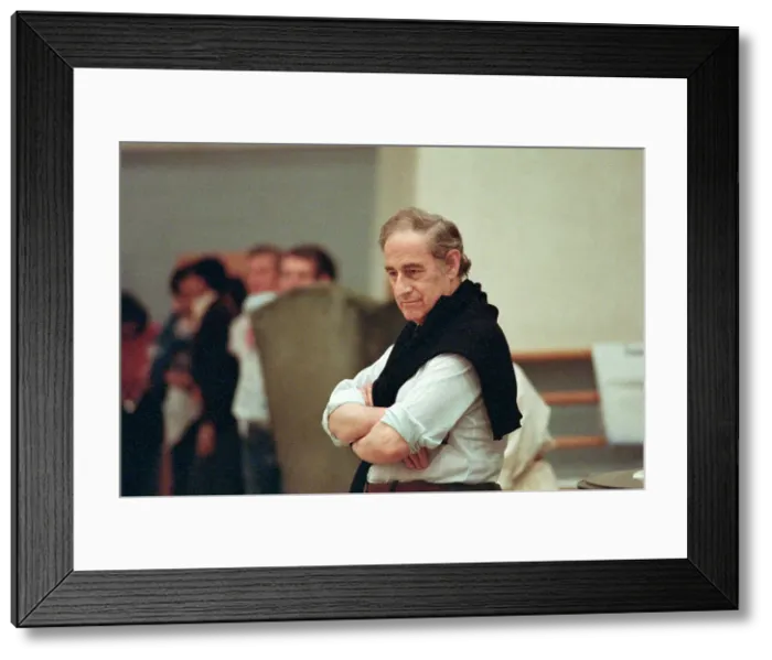 Framed Print : Opera Composer Gian Carlo Menotti