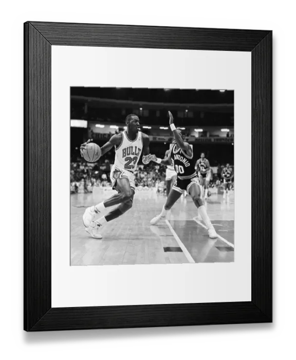 Framed Print : Michael Jordan in Action Against San Antonio Spurs Framed Print : Michael Jordan in Action Against San Antonio Spurs