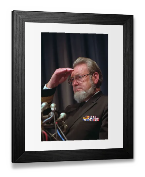 Framed Print : Portrait of C. Everett Koop Framed Print : Portrait of C. Everett Koop
