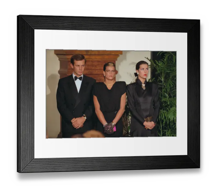 Framed Print : Monaco Royal Family at Foundation Ceremonies Framed Print : Monaco Royal Family at Foundation Ceremonies