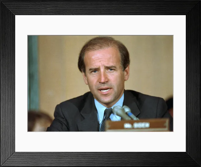 Framed Print : Portrait of Joseph Biden Framed Print : Portrait of Joseph Biden