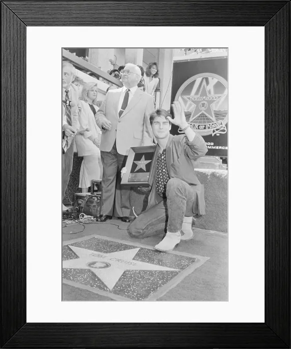 Framed Print : Tom Cruise Receives Walk of Fame Star Framed Print : Tom Cruise Receives Walk of Fame Star