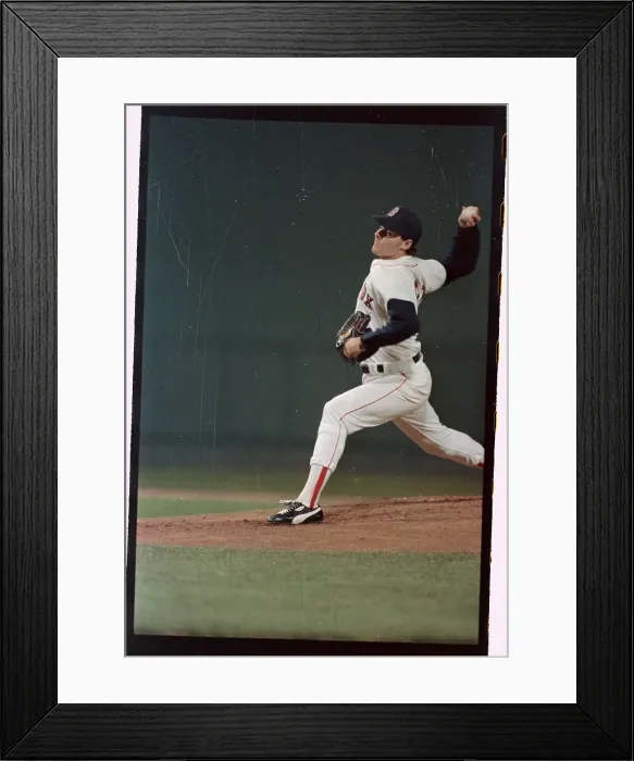Framed Print : Pitcher Roger Clemens Winding up Framed Print : Pitcher Roger Clemens Winding up