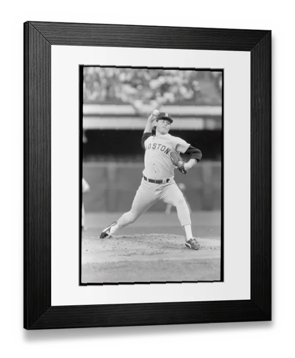 Framed Print : Roger Clemens Rearing Back to Pitch
