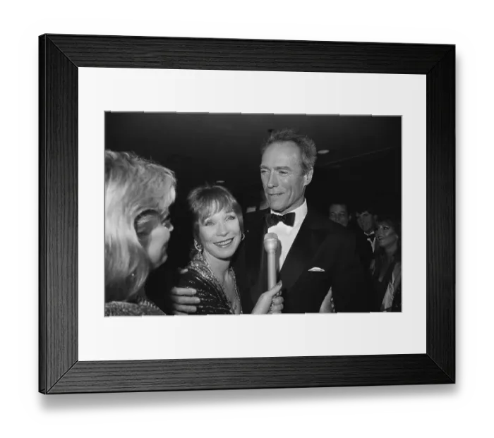 Framed Print : Clint Eastwood Hugs Shirley Maclaine Framed Print : Clint Eastwood Hugs Shirley Maclaine