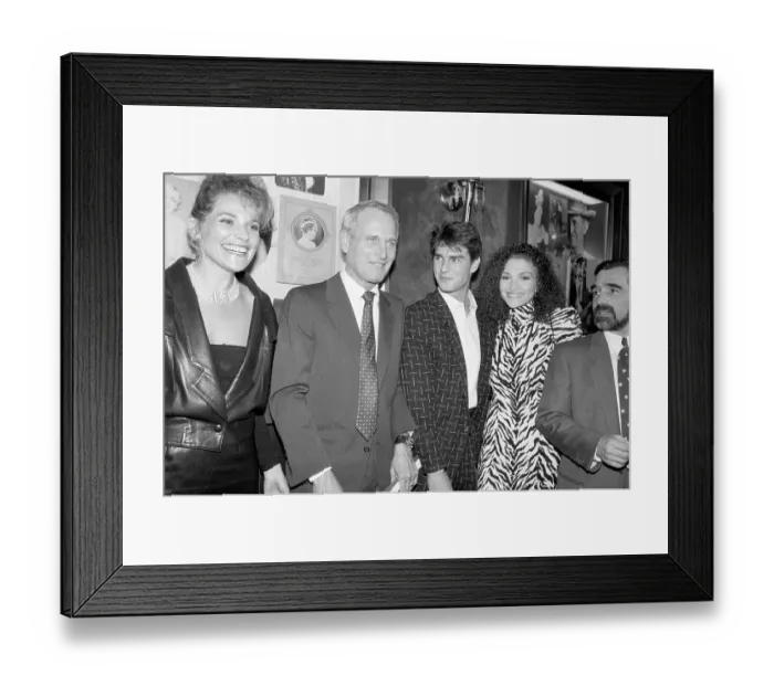 Framed Print : Stars at Premiere of The Color of Money Framed Print : Stars at Premiere of The Color of Money