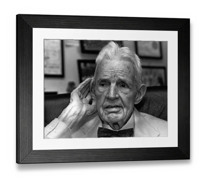 Framed Print : Dean and Football Coach George Griffin Framed Print : Dean and Football Coach George Griffin