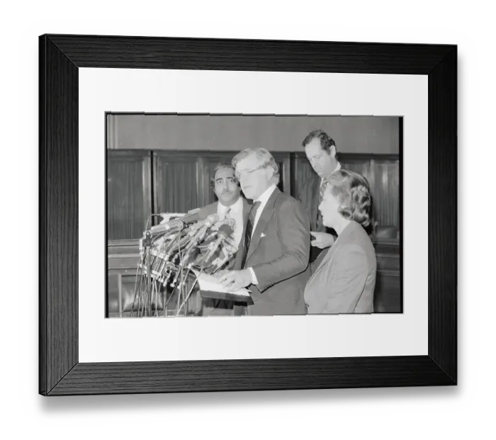 Framed Print : Edward Kennedy Speaking at Capitol Hill Framed Print : Edward Kennedy Speaking at Capitol Hill