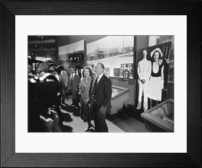 Framed Print : Tour of the Carter Presidential Center