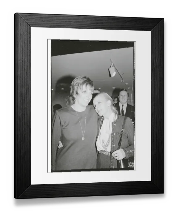Framed Print : Liza Minnelli with Her Stepmother Framed Print : Liza Minnelli with Her Stepmother