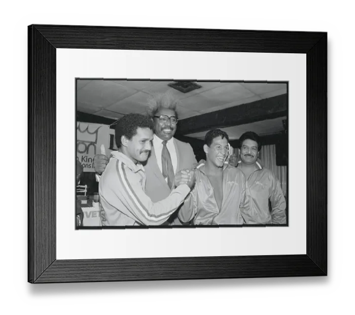 Framed Print : Edwin Rosario, Don King, and Hector Camacho Posing Framed Print : Edwin Rosario, Don King, and Hector Camacho Posing