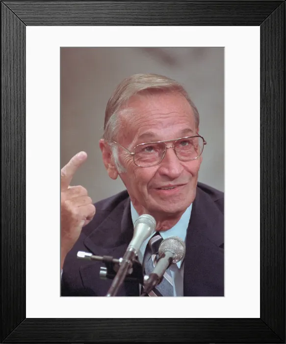 Framed Print : Harry Claiborne Testifying Framed Print : Harry Claiborne Testifying