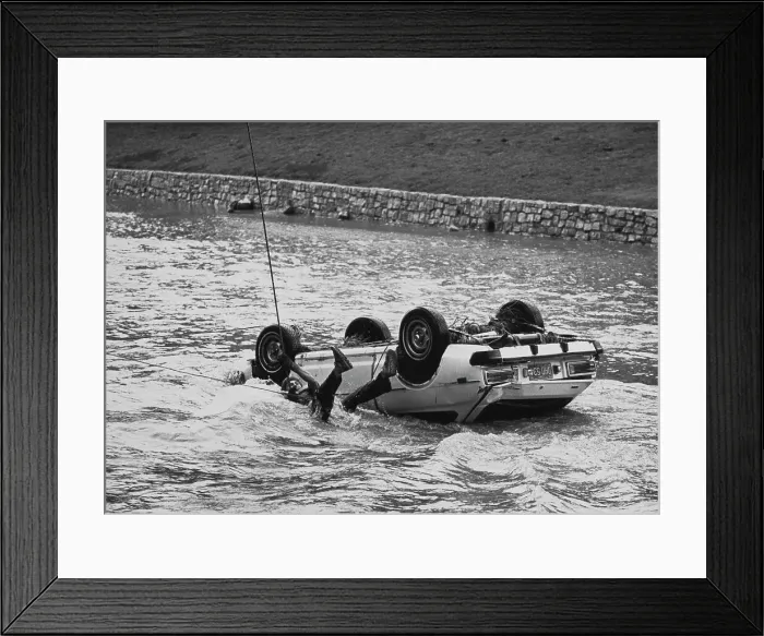 Framed Print : Firefighter Brad Humston Hangs On Framed Print : Firefighter Brad Humston Hangs On