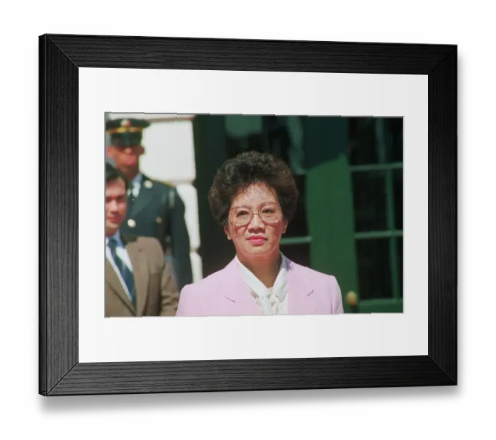 Framed Print : Philippine President Corazon Aquino at White House Framed Print : Philippine President Corazon Aquino at White House