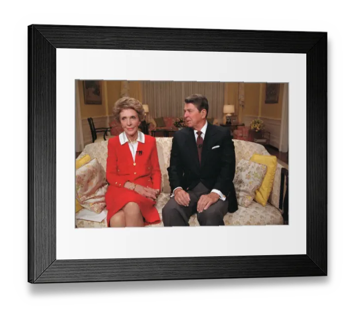Framed Print : Mr. and Mrs. Ronald Reagan