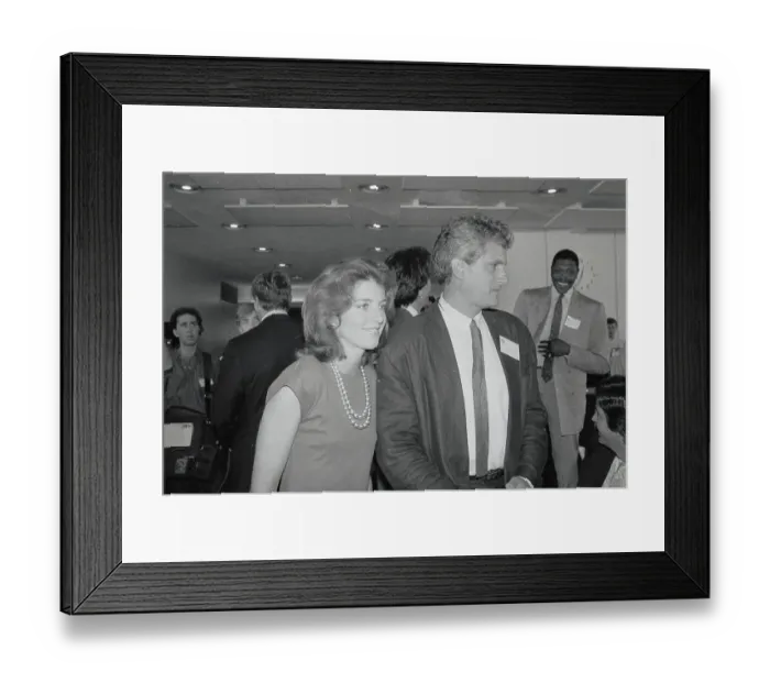 Framed Print : Caroline Kennedy Schlossberg with Ed Schlossberg Framed Print : Caroline Kennedy Schlossberg with Ed Schlossberg