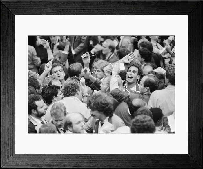 Framed Print : Hectic Trading Activity at Chicago Mercantile Exchange Framed Print : Hectic Trading Activity at Chicago Mercantile Exchange