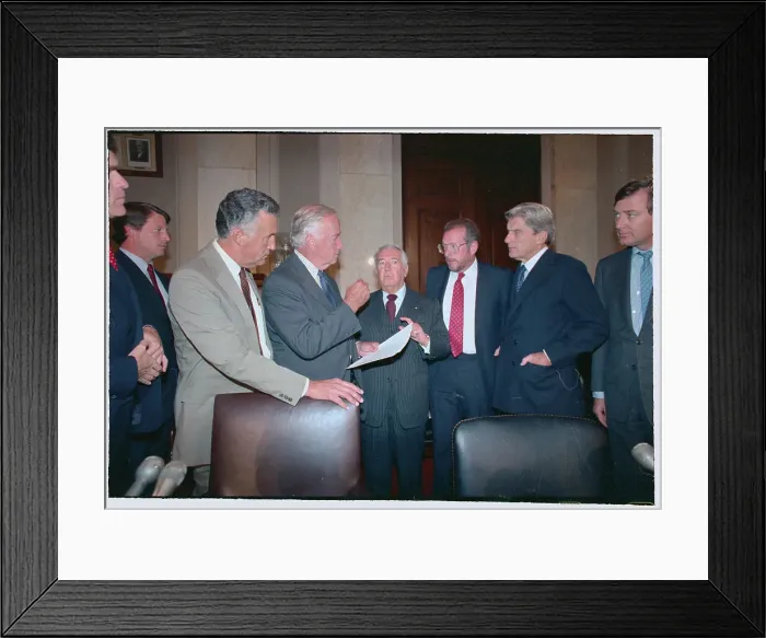 Framed Print : Members of the House and Senate Impeachment Committees Framed Print : Members of the House and Senate Impeachment Committees