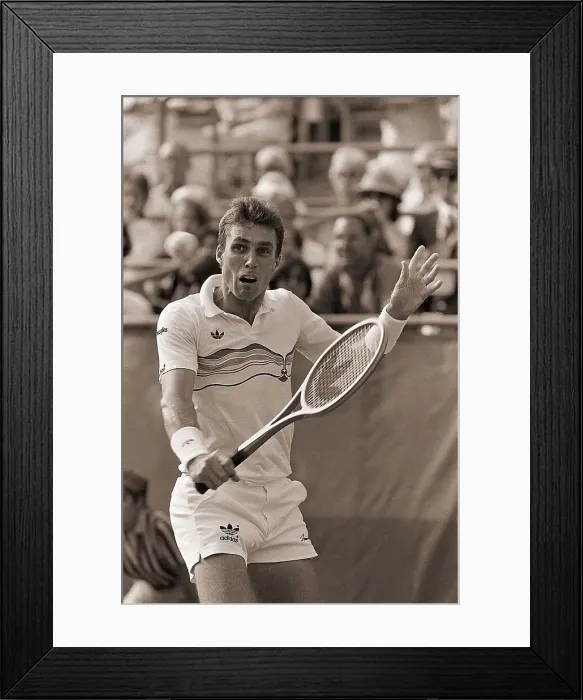 Framed Print : Ivan Lendl in Men's Final at U.S. Open Framed Print : Ivan Lendl in Men's Final at U.S. Open