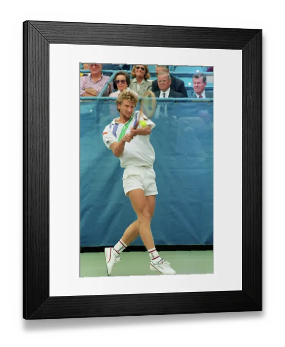 Framed Print : Miloslav Mecir in Tennis Action Framed Print : Miloslav Mecir in Tennis Action
