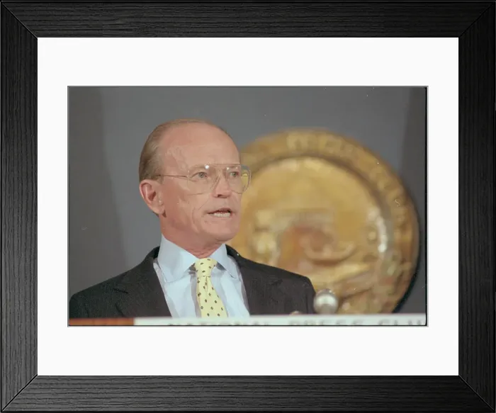 Framed Print : Portrait of Donald Peterson Framed Print : Portrait of Donald Peterson