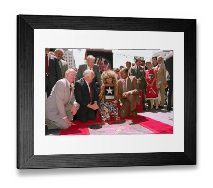 Framed Print : Tina Turner with Mayor Tom Bradley Framed Print : Tina Turner with Mayor Tom Bradley