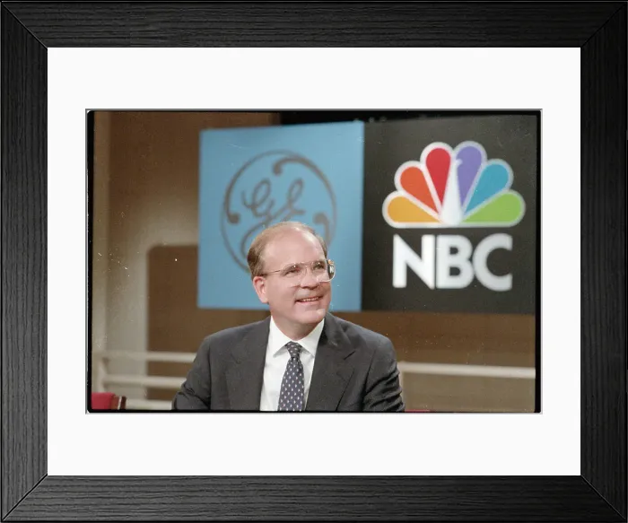 Framed Print : NBC's Robert Wright at Press Conference Framed Print : NBC's Robert Wright at Press Conference