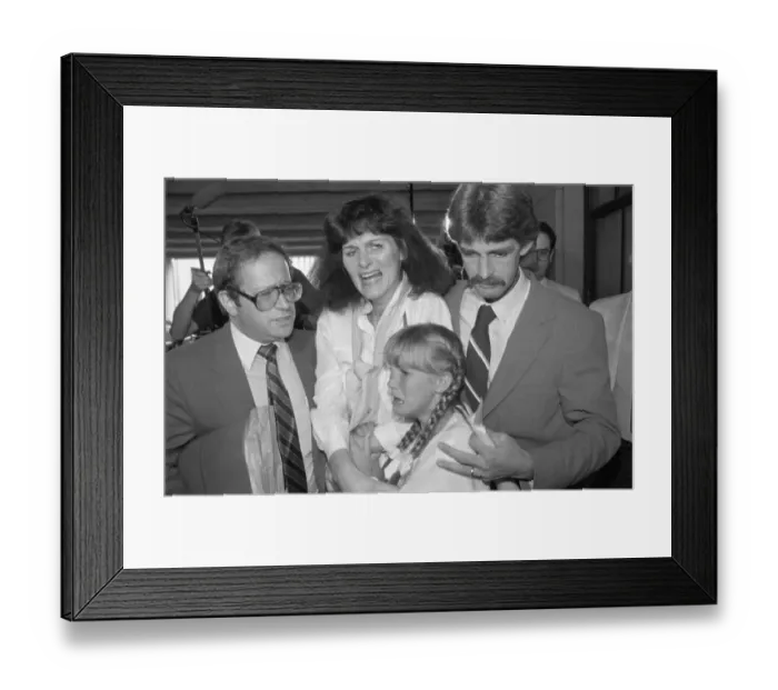 Framed Print : Mary Beth Whitehead and Her Daughter Framed Print : Mary Beth Whitehead and Her Daughter