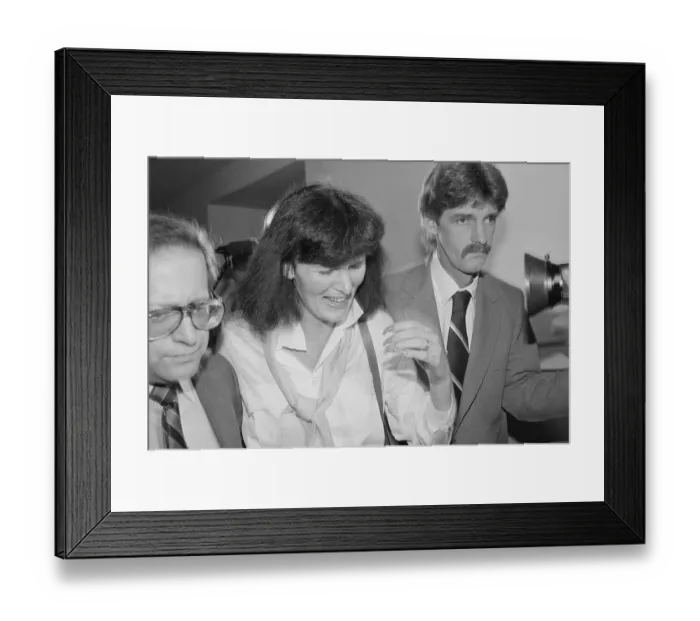 Framed Print : Surrogate Mother Weeping After Custody Case