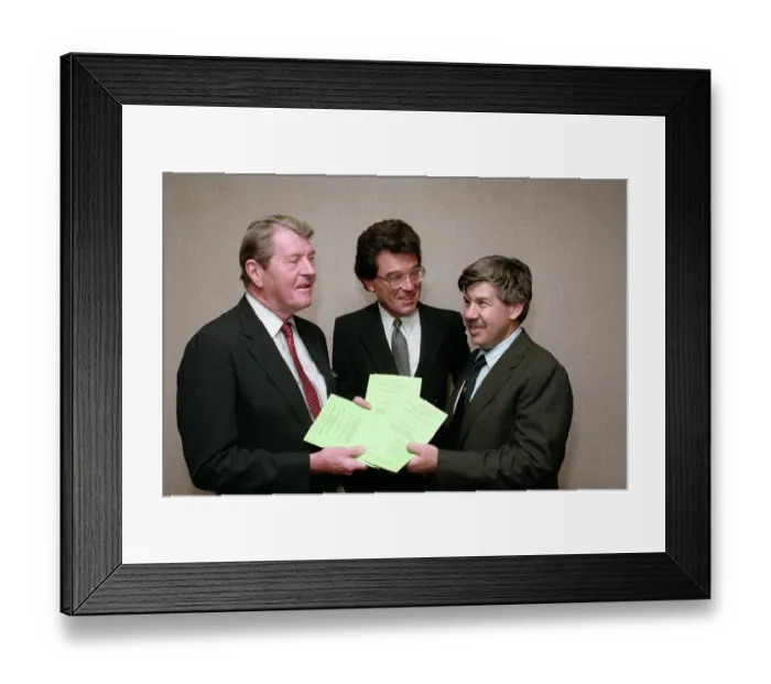Framed Print : Nobel Prize Scientists Holding Awards Framed Print : Nobel Prize Scientists Holding Awards