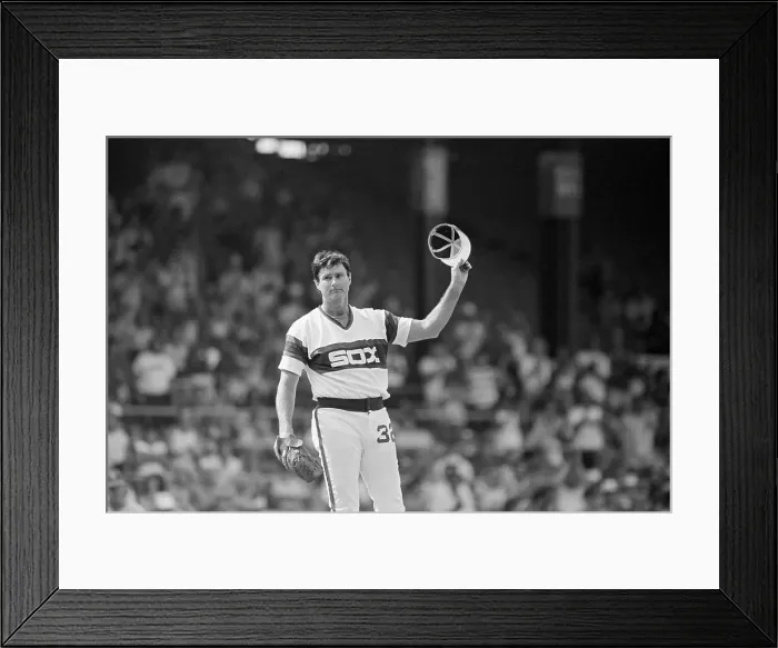 Framed Print : Pitcher Carlton Tipping Baseball Cap to Fans Framed Print : Pitcher Carlton Tipping Baseball Cap to Fans