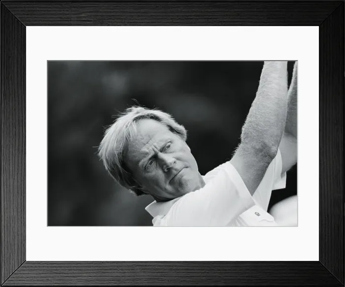 Framed Print : Jack Nicklaus During Golf Practice Framed Print : Jack Nicklaus During Golf Practice