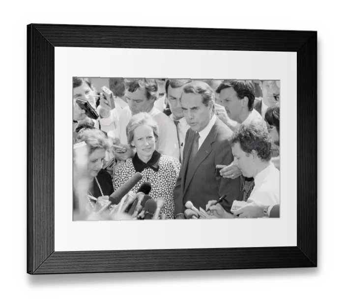 Framed Print : Bob Dole and Nancy Kassebaum Framed Print : Bob Dole and Nancy Kassebaum