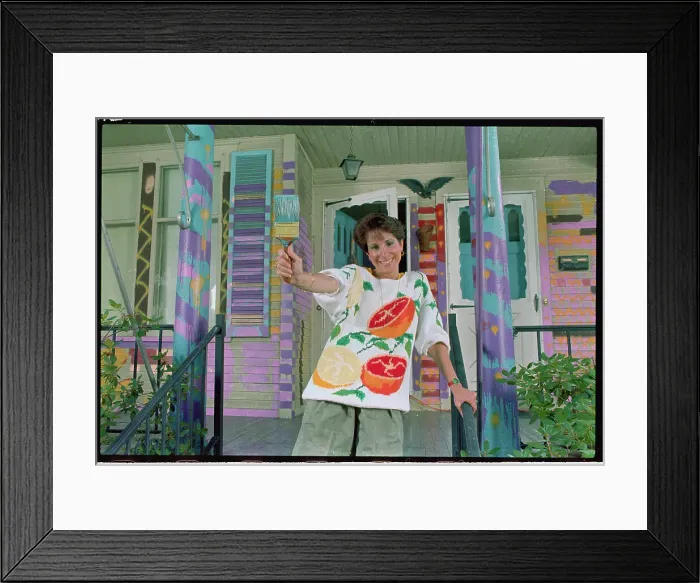 Framed Print : Eloise Laino Waving Paintbrush Framed Print : Eloise Laino Waving Paintbrush