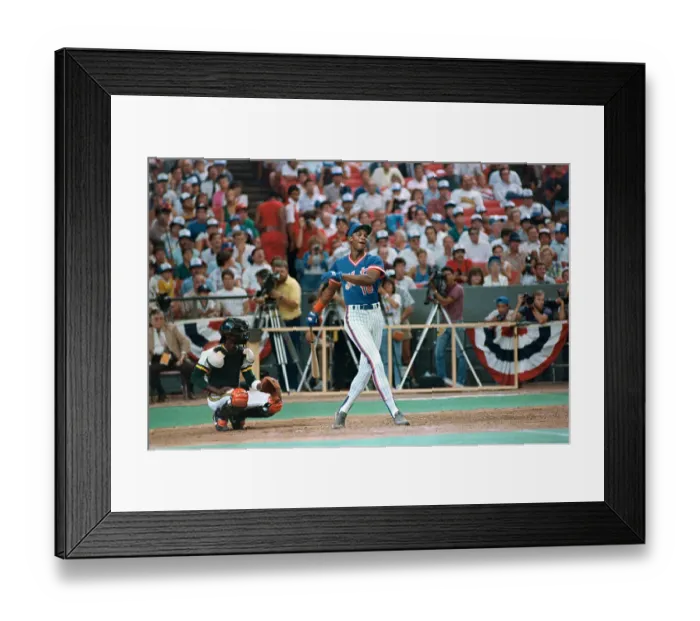 Framed Print : Darryl Strawberry Hitting Baseball Into Stands Framed Print : Darryl Strawberry Hitting Baseball Into Stands