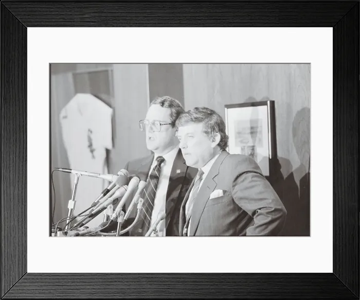 Framed Print : Jerry Reinsdorf and Eddie Einhorn Framed Print : Jerry Reinsdorf and Eddie Einhorn