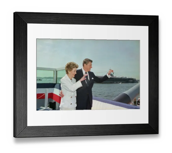 Framed Print : Portrait of Mr. and Mrs. Ronald Reagan Framed Print : Portrait of Mr. and Mrs. Ronald Reagan